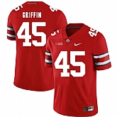 Ohio State Buckeyes 45 Archie Griffin Red Nike College Football Jersey Dzhi,baseball caps,new era cap wholesale,wholesale hats